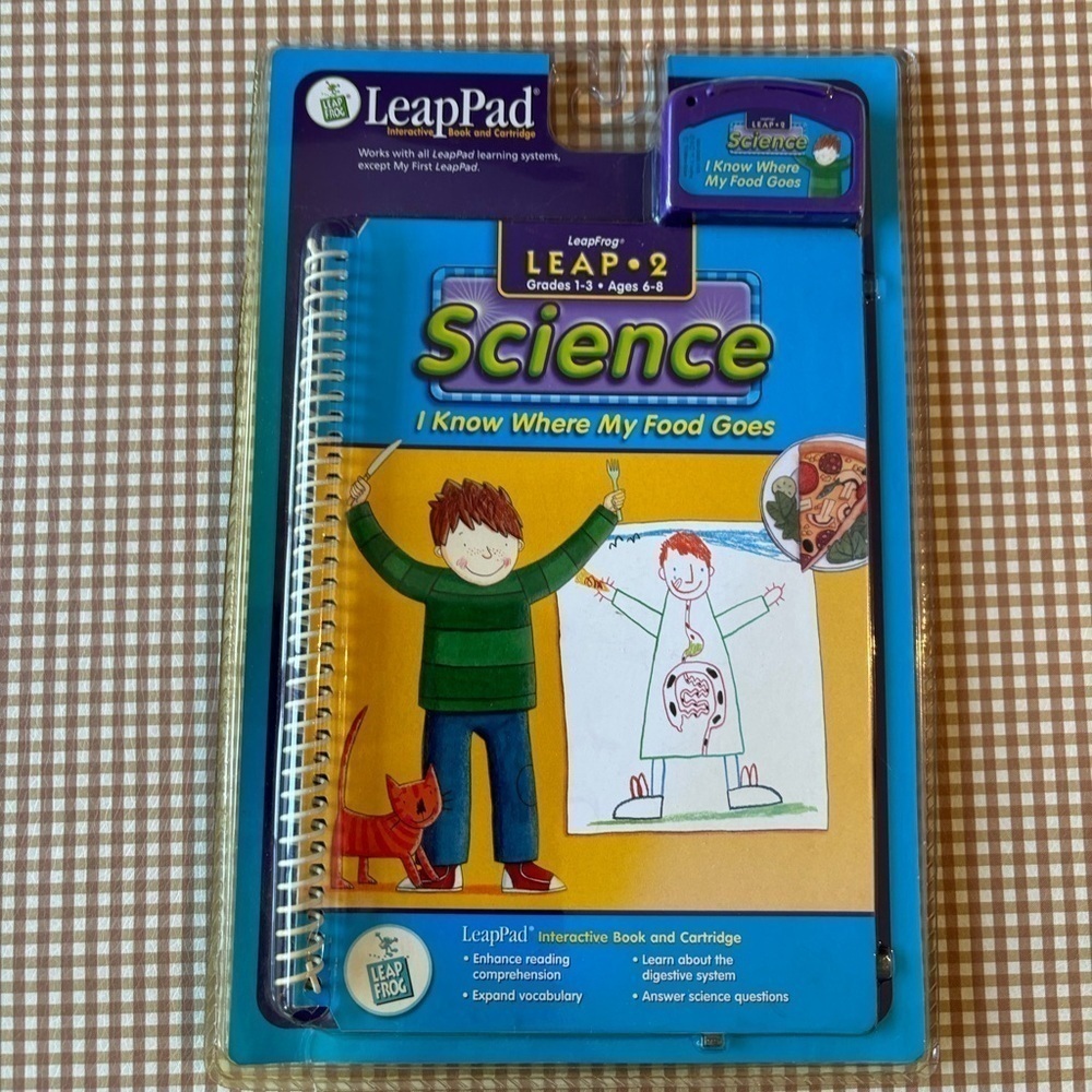 LeapFrog Book science. I know where my food‎ goes. NEW
